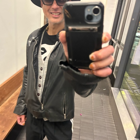 Gucci leather jacket by Tom Ford motorcycle collection - Picture 14 of 16